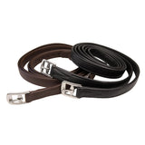 Syd Hill Soft Leather Stirrup Leathers with Nylon Insert