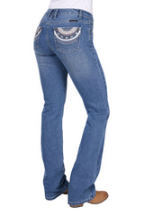 Pure Western Women's Pat Relaxed Rider Jean - 36"