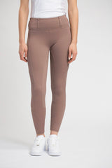 Equestrian Collective Honeycomb Technical Tights - Dusty Rose