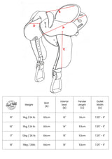 Syd Hill Premium Half Breed Saddle - SHX Adjustable Tree