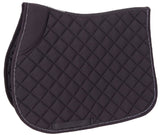 Cavallino GP Deluxe black saddlecloth with diamond quilted Lycra outer