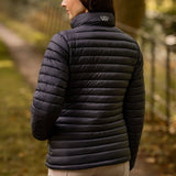 Woof Wear Heated Jacket back view with quilted insulation panels