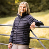 Woof Wear Heated Quilted Jacket front view showing fit and design