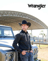 Wrangler Men's Carlos Embroidered Shirt