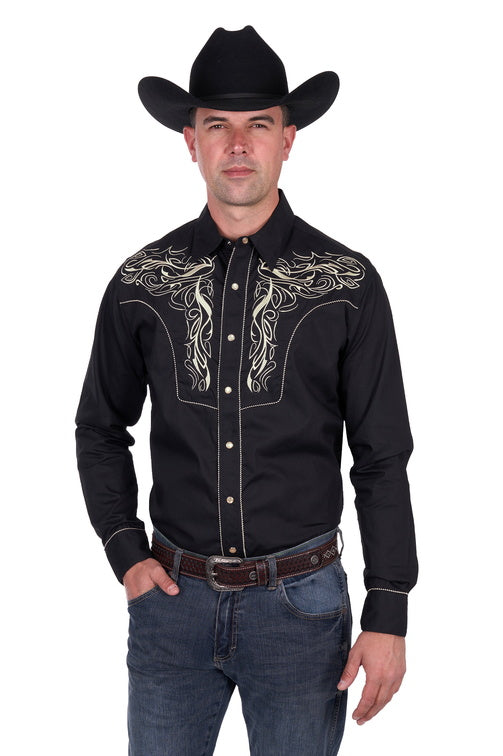 Wrangler Men's Carlos Embroidered Shirt