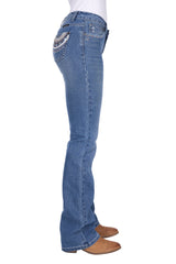 Pure Western Women's Pat Relaxed Rider Jean - 36"