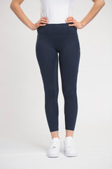 Equestrian Collective Honeycomb Technical Tights - Navy