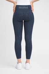 Equestrian Collective Honeycomb Technical Tights - Navy