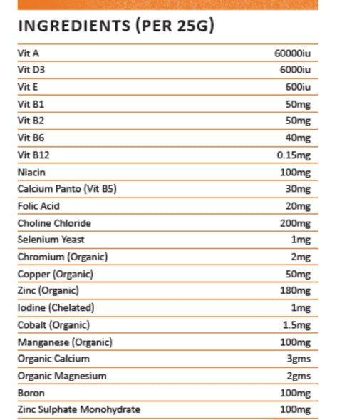 Duwell Organic Mineral & Vitamin Powder