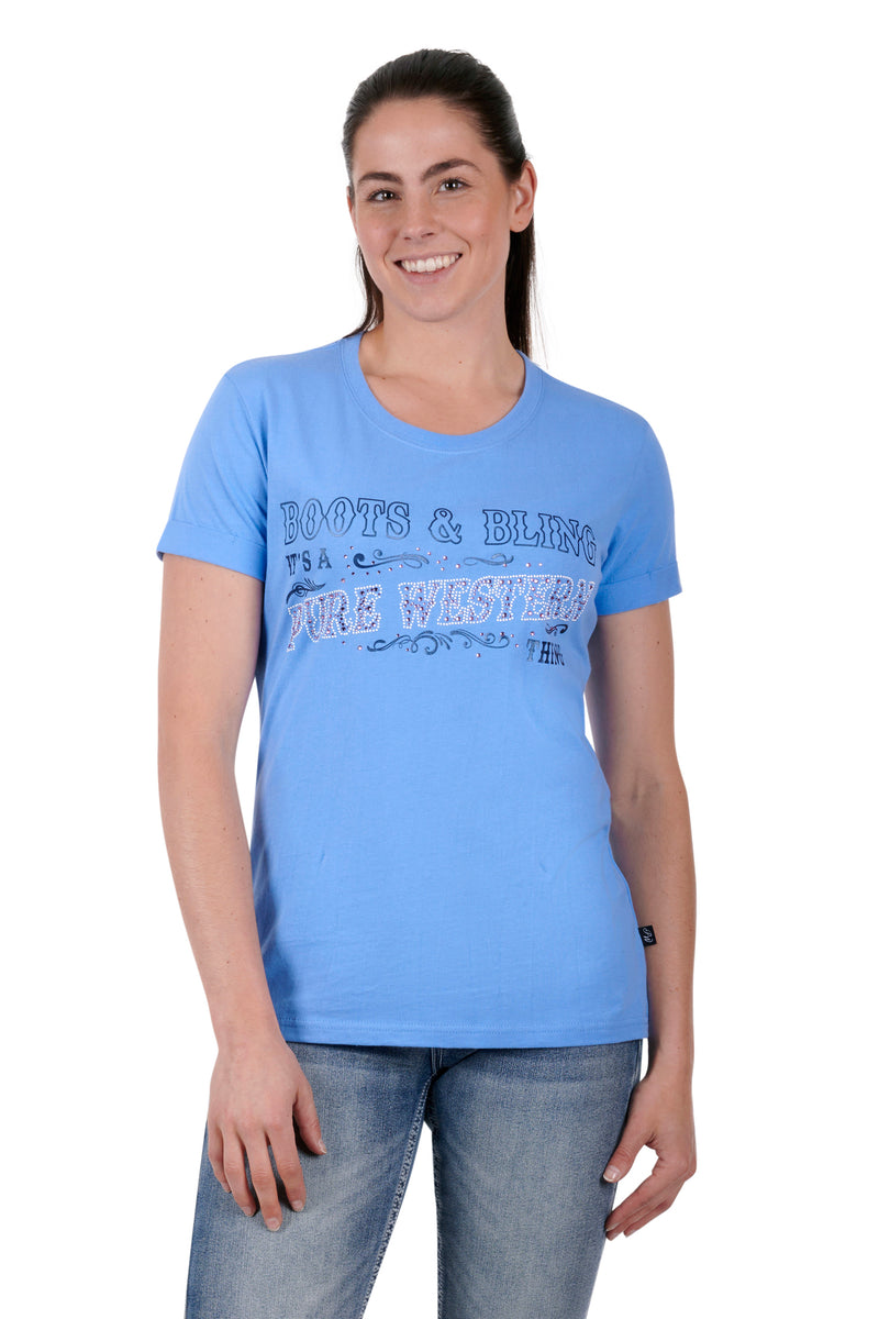 Pure Western Women's Mae SS Tee