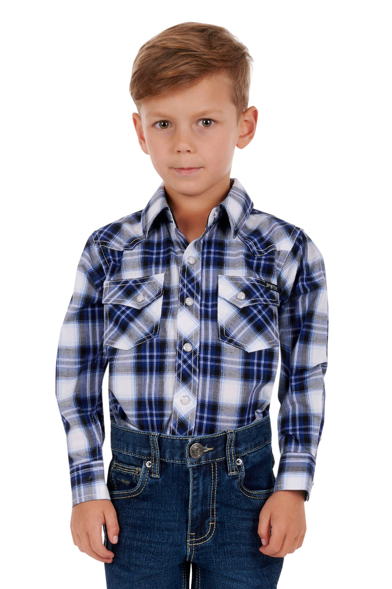 Pure Western Boy's Mitchell LS Shirt