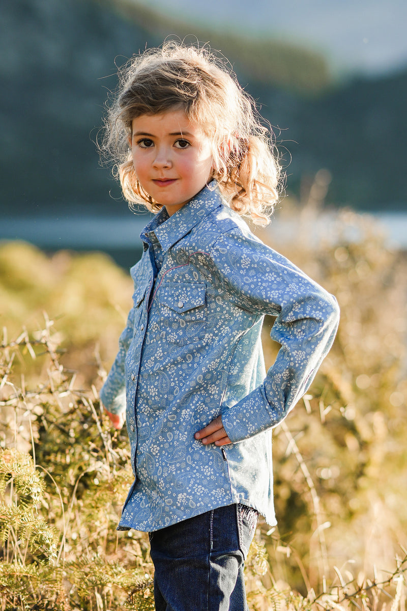 Pure Western Girl's Giselle LS Shirt