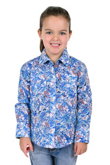 Pure Western Girl's Frances LS Shirt