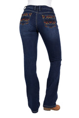 Pure Western Womens Ola Relaxed Rider Jean - 36" Leg