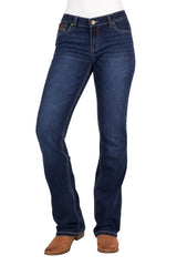 Pure Western Womens Ola Relaxed Rider Jean - 36" Leg