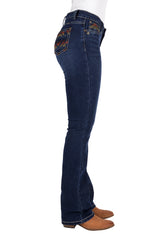 Pure Western Womens Ola Relaxed Rider Jean - 36" Leg