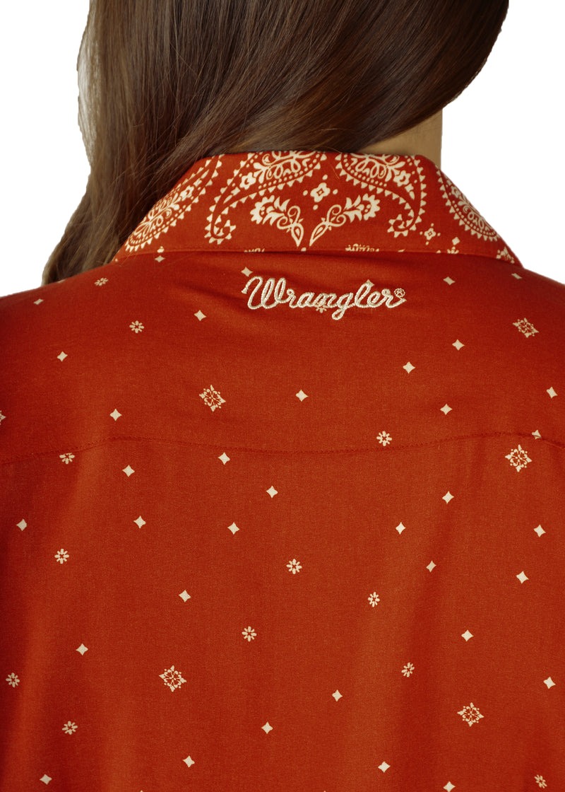 Wrangler Carlise Print Long Sleeve Shirt