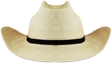 Sunbody Hat - Kids Cattleman Palm Leaf Hat - Natural