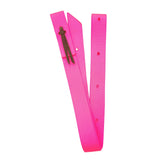 Pink nylon latigo for western riding saddle