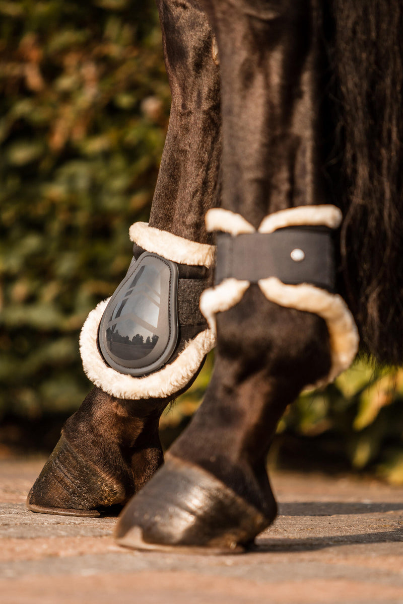 Horze Caliber Fetlock Boots with Faux Fur Lining