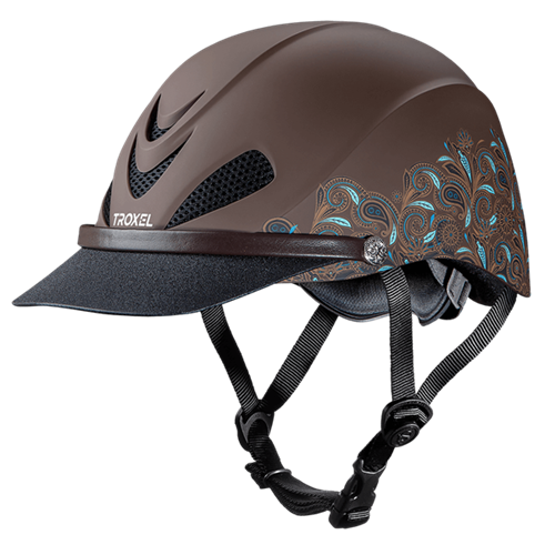 Troxel Dakota Helmet - Turquoise Paisley