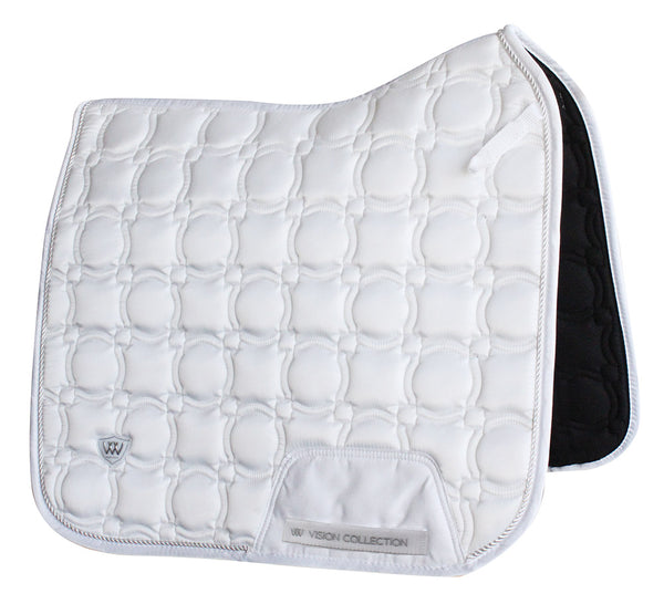 Woof Wear Vision Dressage Saddlecloth - White