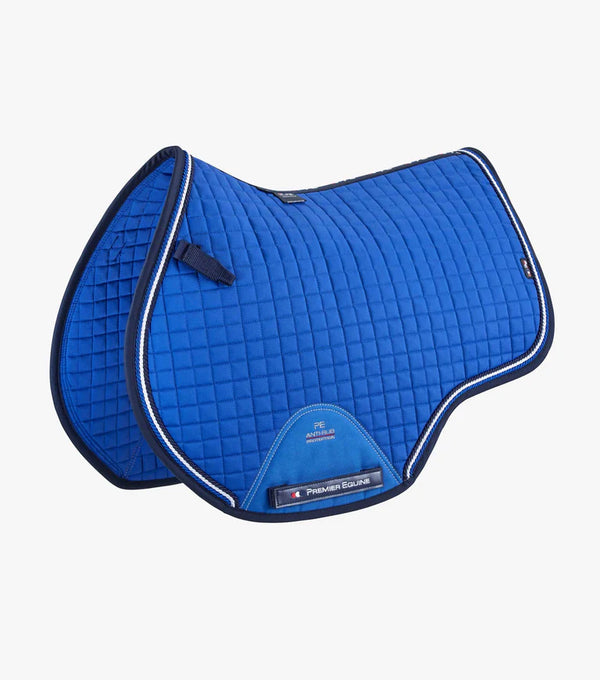 Royal Blue Premier Equine Close Contact European Cotton Saddle Pad