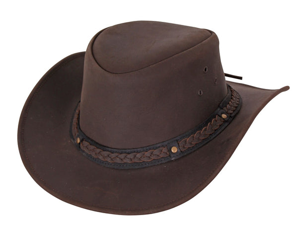 DOUBLE HILL OKLAHOMA PREMIUM LEATHER HAT