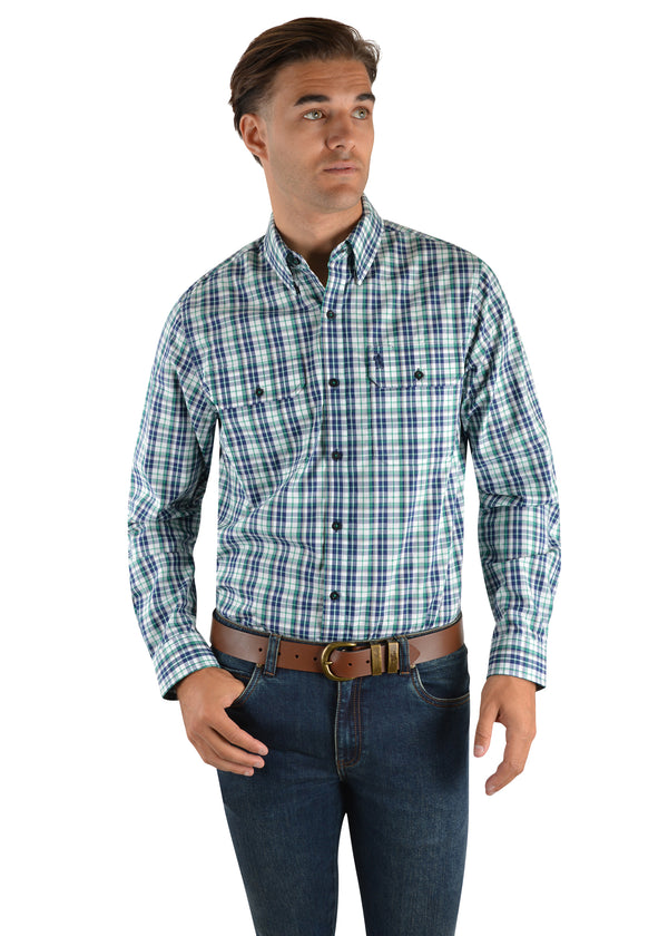 Thomas Cook Mens Jackson Check 2-PKT L/S Shirt