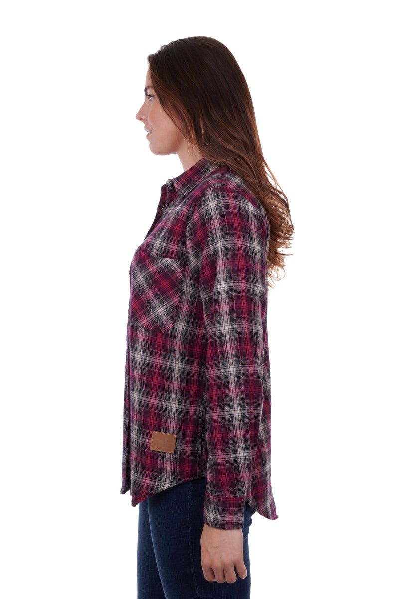 Dux-Bak Wellington Thermal Check 2-Pocket Long Sleeve Shirt