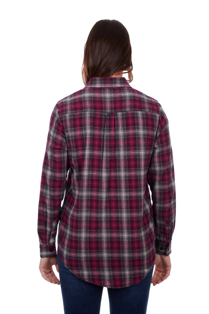 Dux-Bak Wellington Thermal Check 2-Pocket Long Sleeve Shirt