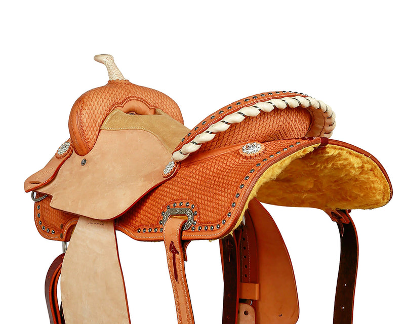 Syd Hill Crosby Barrel Western Saddle