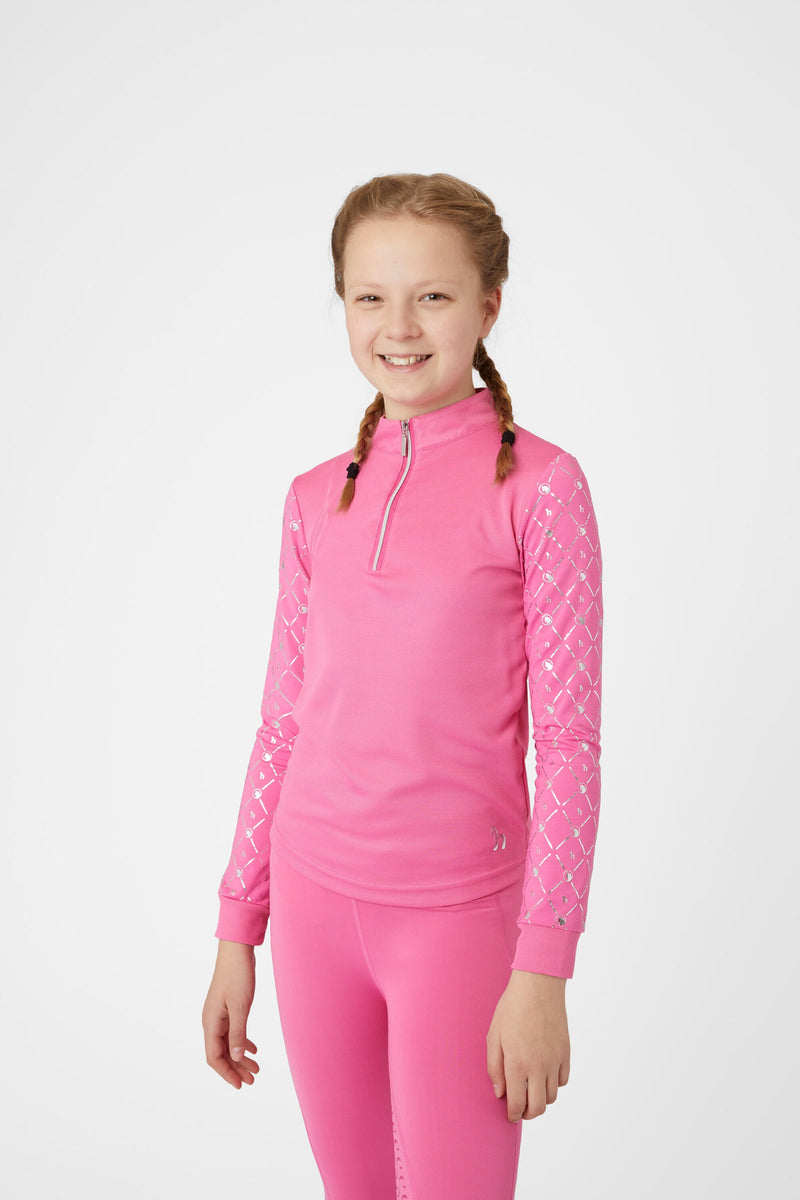 Horze Fia Kids Training/Show Shirt with Long Sleeves