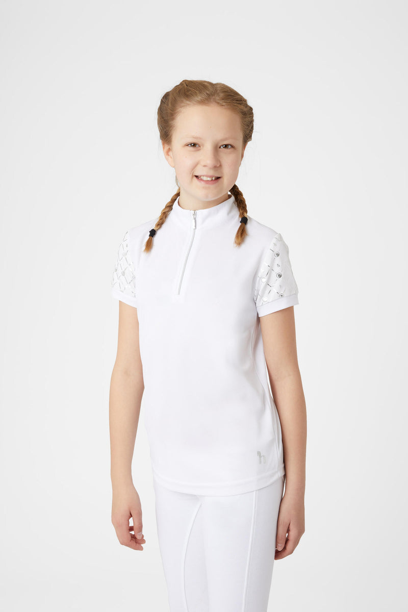 Horze Fia Kids Training/Show Shirt with Short Sleeves