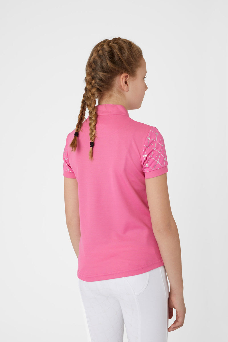 Horze Fia Kids Training/Show Shirt with Short Sleeves