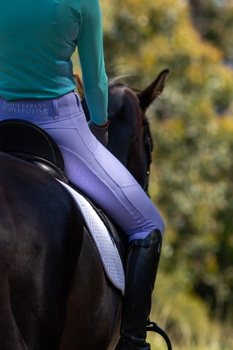 Equestrian Collective Mesh Base Layer - Sea Glass