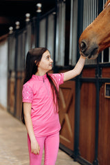 Horze Fia Kids Training/Show Shirt with Short Sleeves